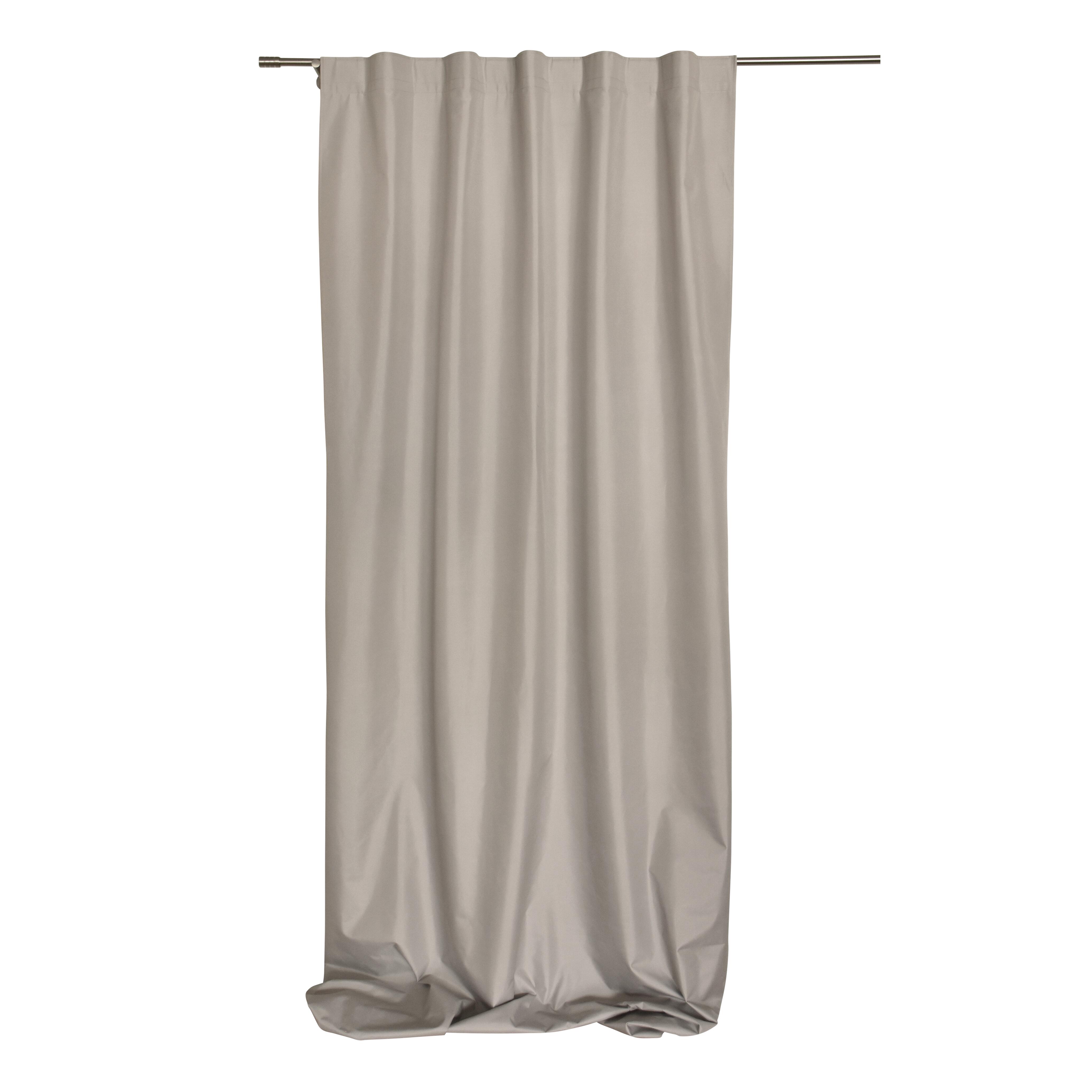 Tenda ignifuga night beige, termico e anti-rumore, passanti nascosti 140x300 cm - 3