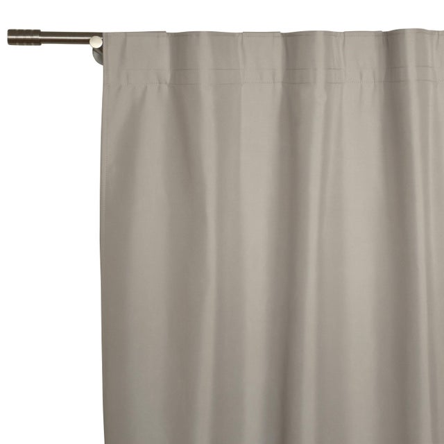 Tenda ignifuga night beige, termico e anti-rumore, passanti nascosti 140x300 cm