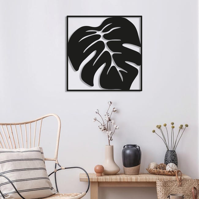 2 Decorazioni Murali Geometriche In Metallo Nero - Minimaliste, 43x29 Cm, Per Camera E Soggiorno - Foto 10