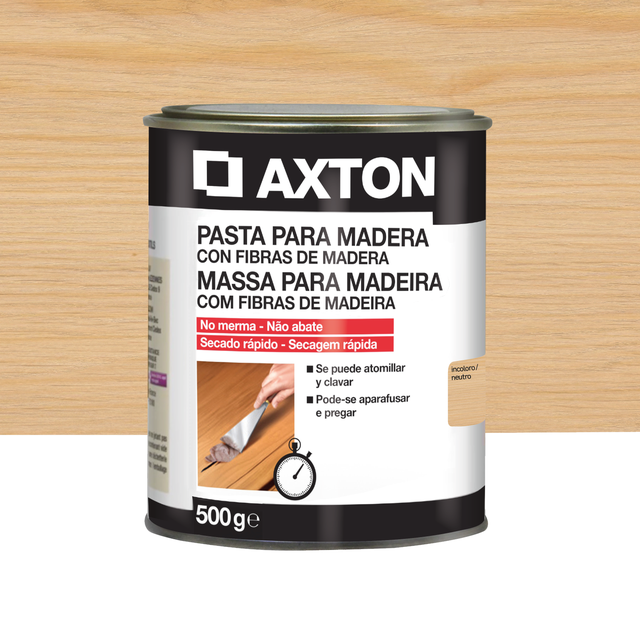 Pasta madera interior AXTON 500 gr neutro