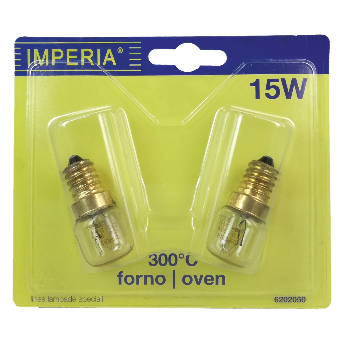 Set da 2 lampadine Incandescenza, E14 pera, trasparente, 15W = 90 LM, IMPERIA - 2