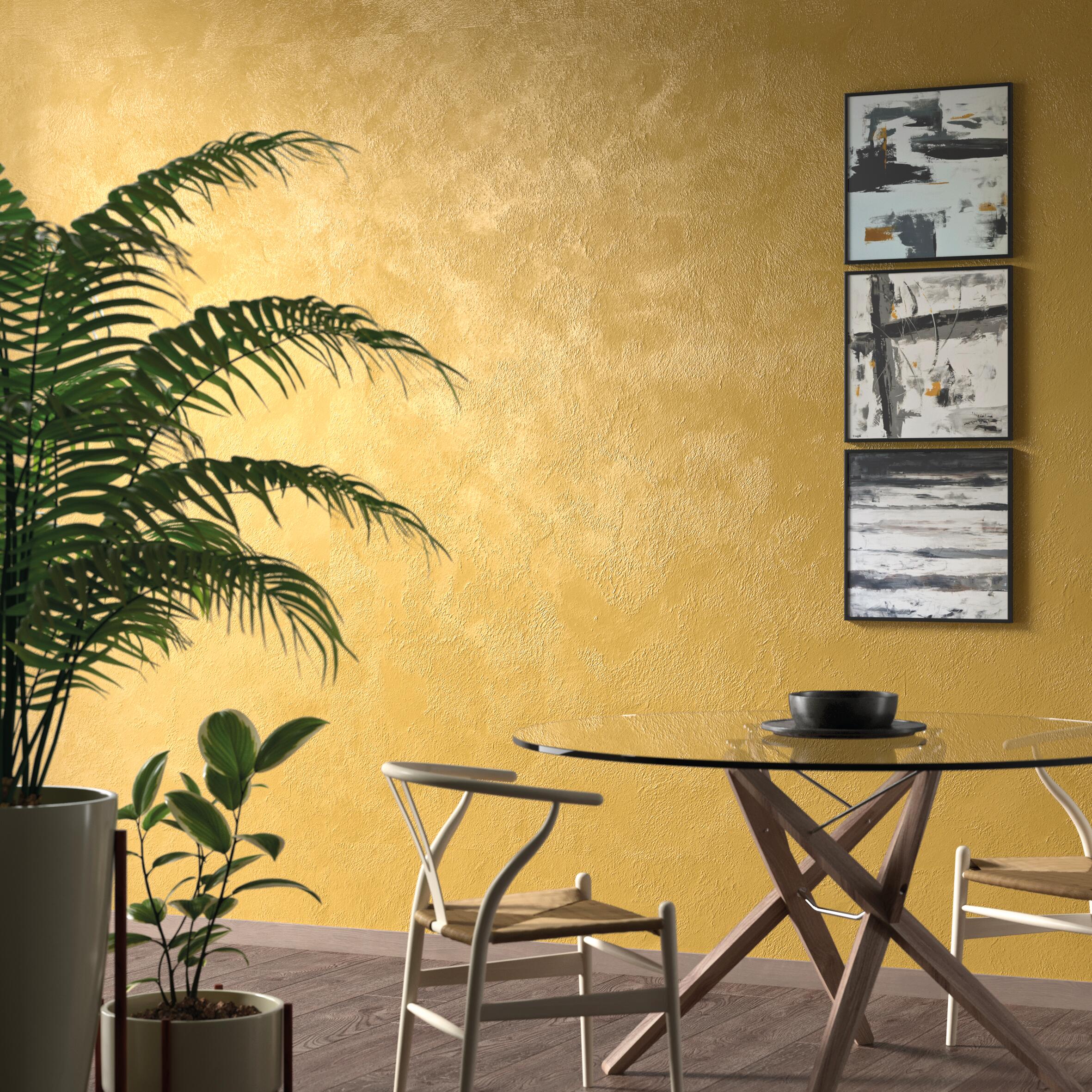 Pittura decorativa LUXENS sabbiato giallo oro surya 2.5 l - 5