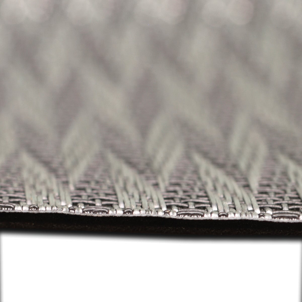 Tappeto Spiga in PVC, L 230 x L 50 cm, argento e grigio scuro - 3