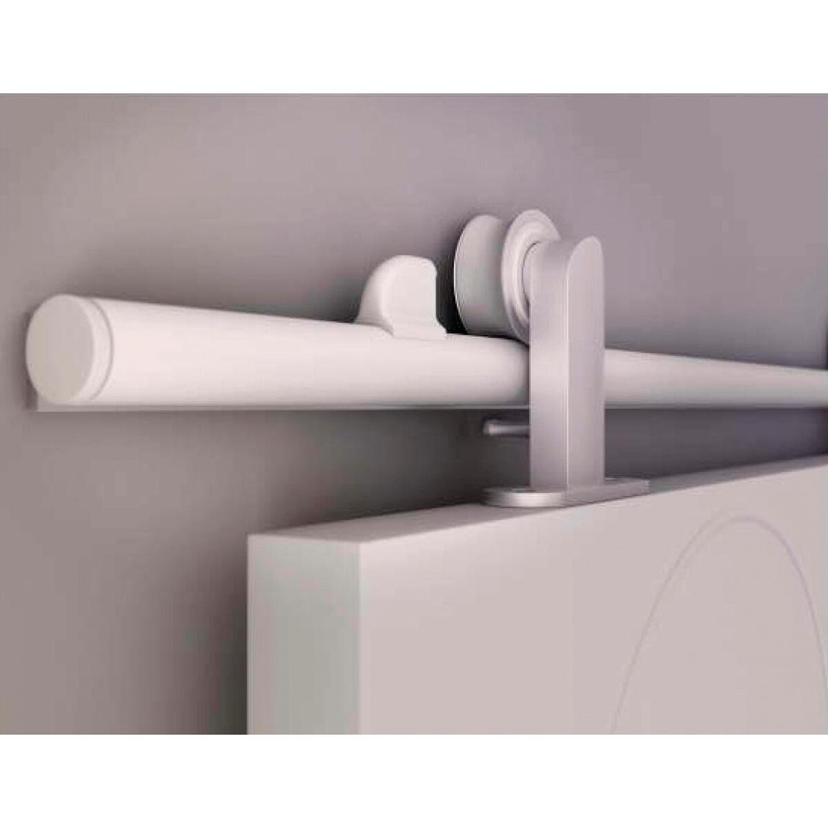 Anta per porta scorrevole Barn Ebano in legno massello ebano, L 86 x H 215 cm spessore 45 mm, apertura reversibile - 6