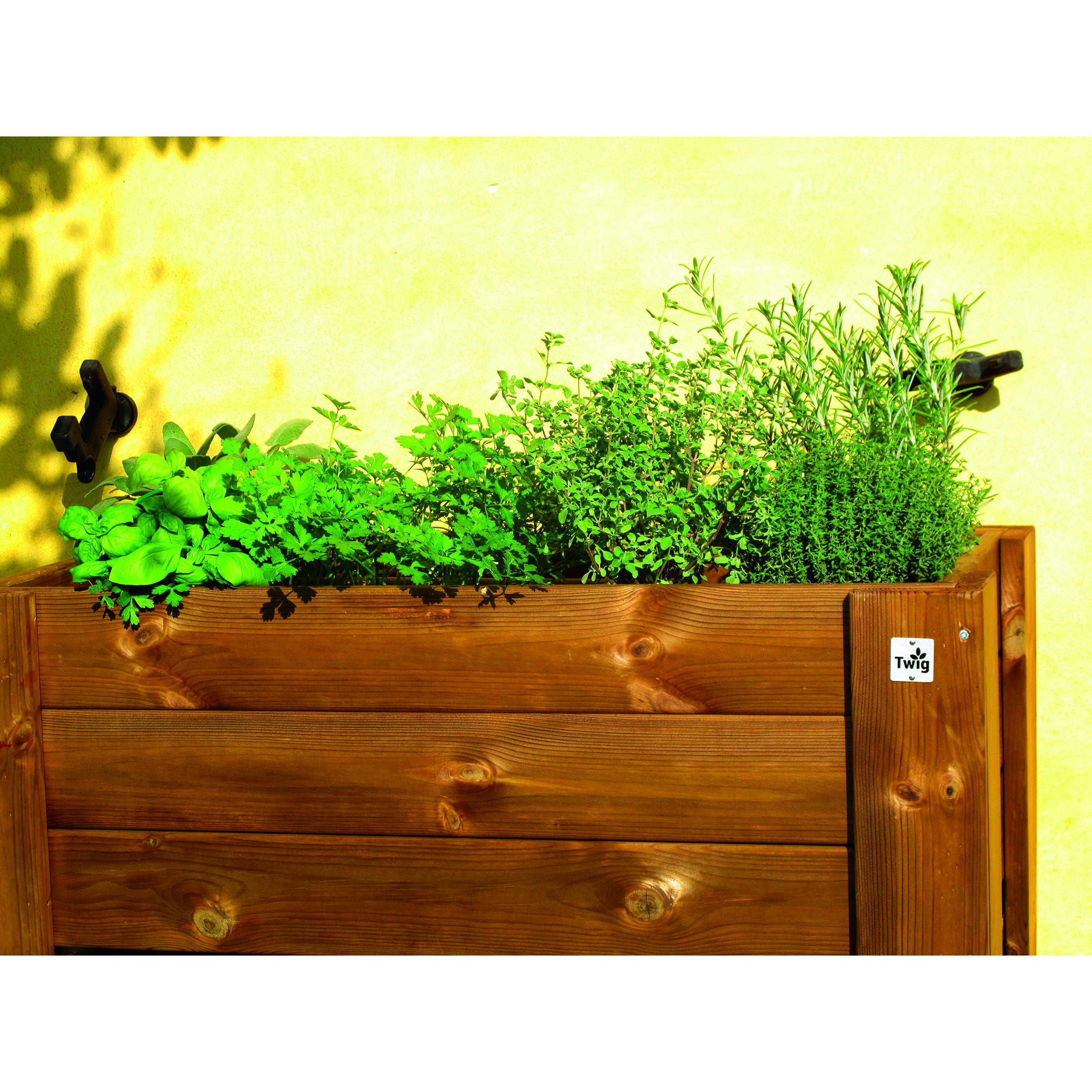Fioriera per orto in legno Giardiniera rialzata marrone L 81 x P 44 x H 80 cm - 4