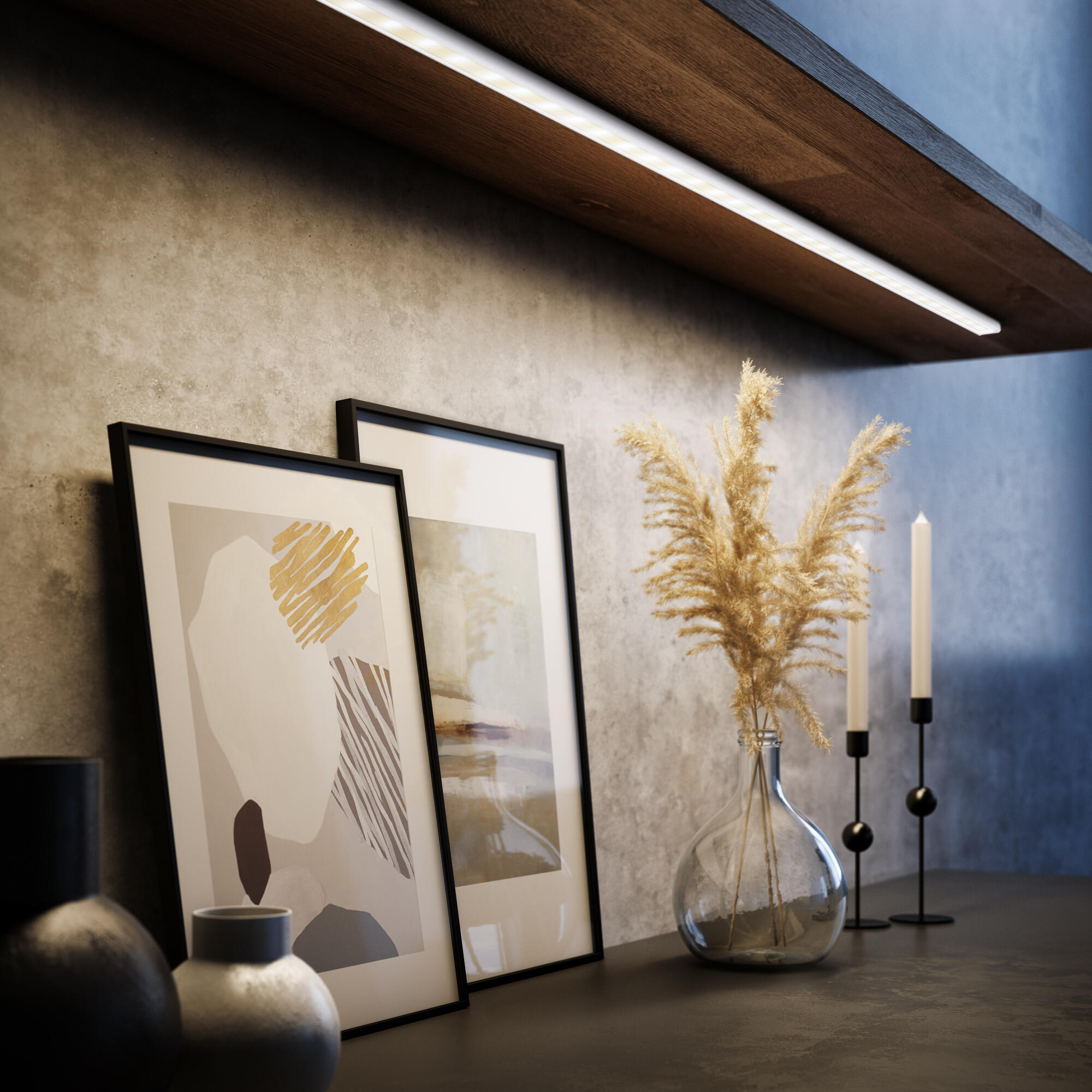 Perfil led 2m 2cm aluminio branco Inspire - 4