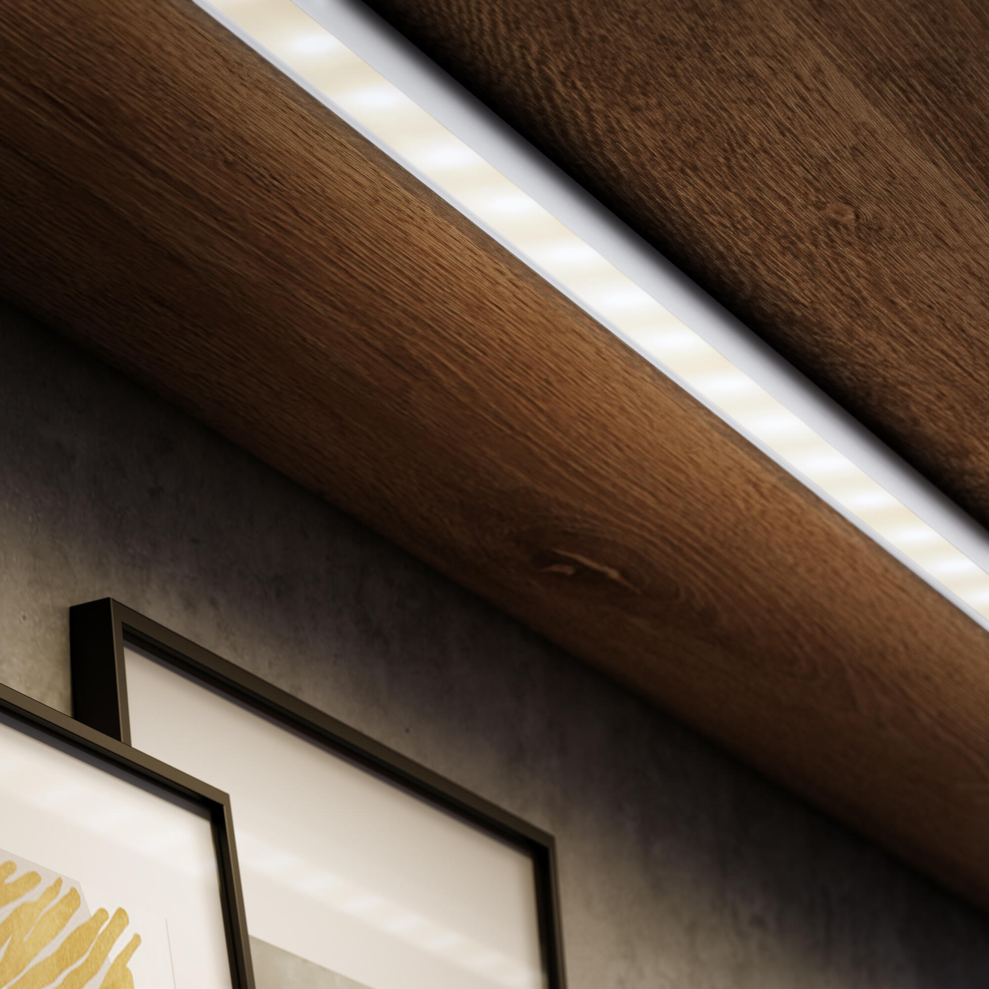 Perfil led 2m 2cm aluminio branco Inspire - 6