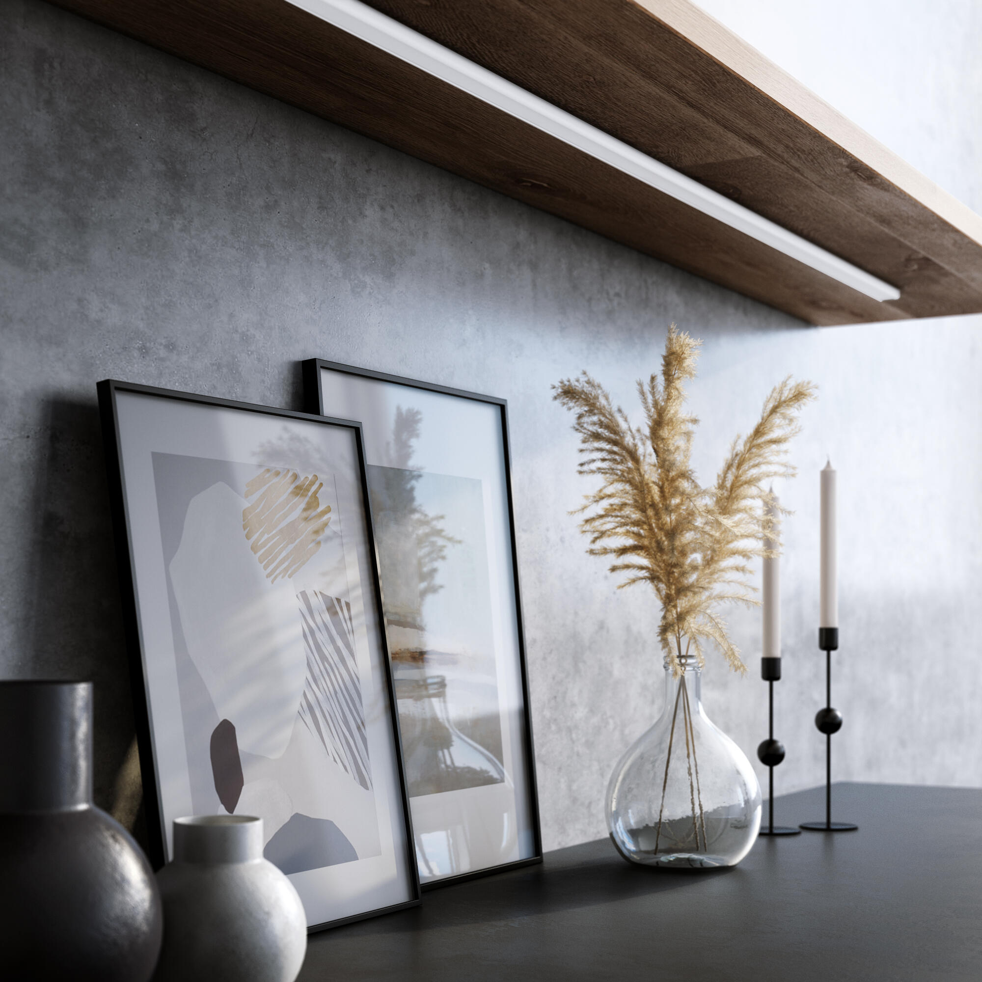 Perfil led 2m 2cm aluminio branco Inspire - 3