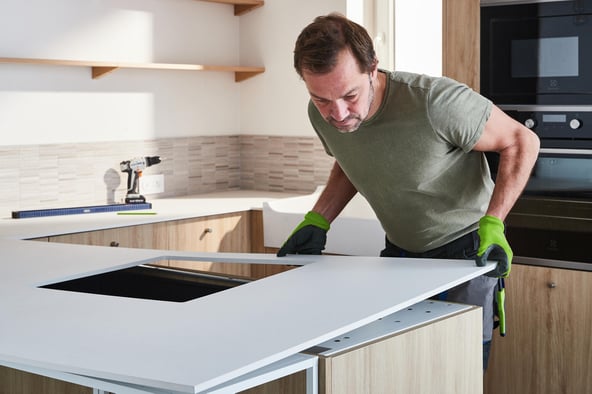 installation plan de travail