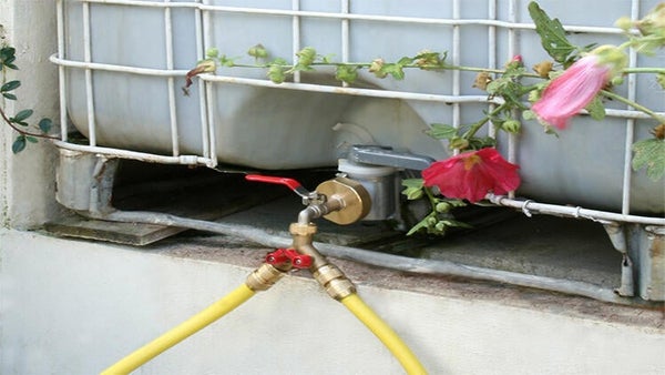Robinet de tuyau d'arrosage en laiton avec robinets à double sortie pour  cuisine, salle de bain, jardin, A, 17,2 cm x 9,5 cm A