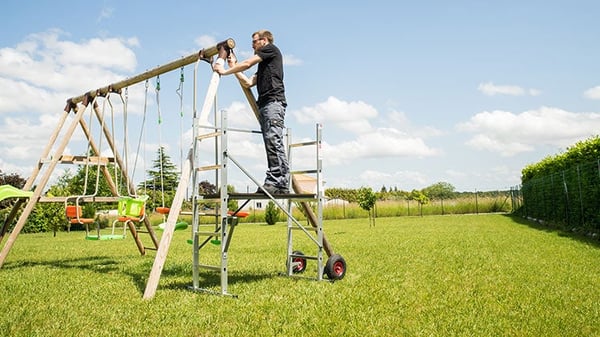 Echafaudage HAILO H4. hauteur maxi. 3.7m. Fabriqué en France.