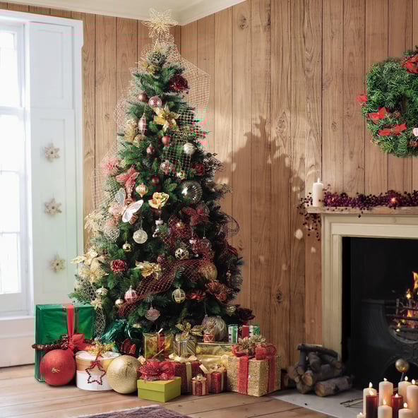 Albero livigno addobbato