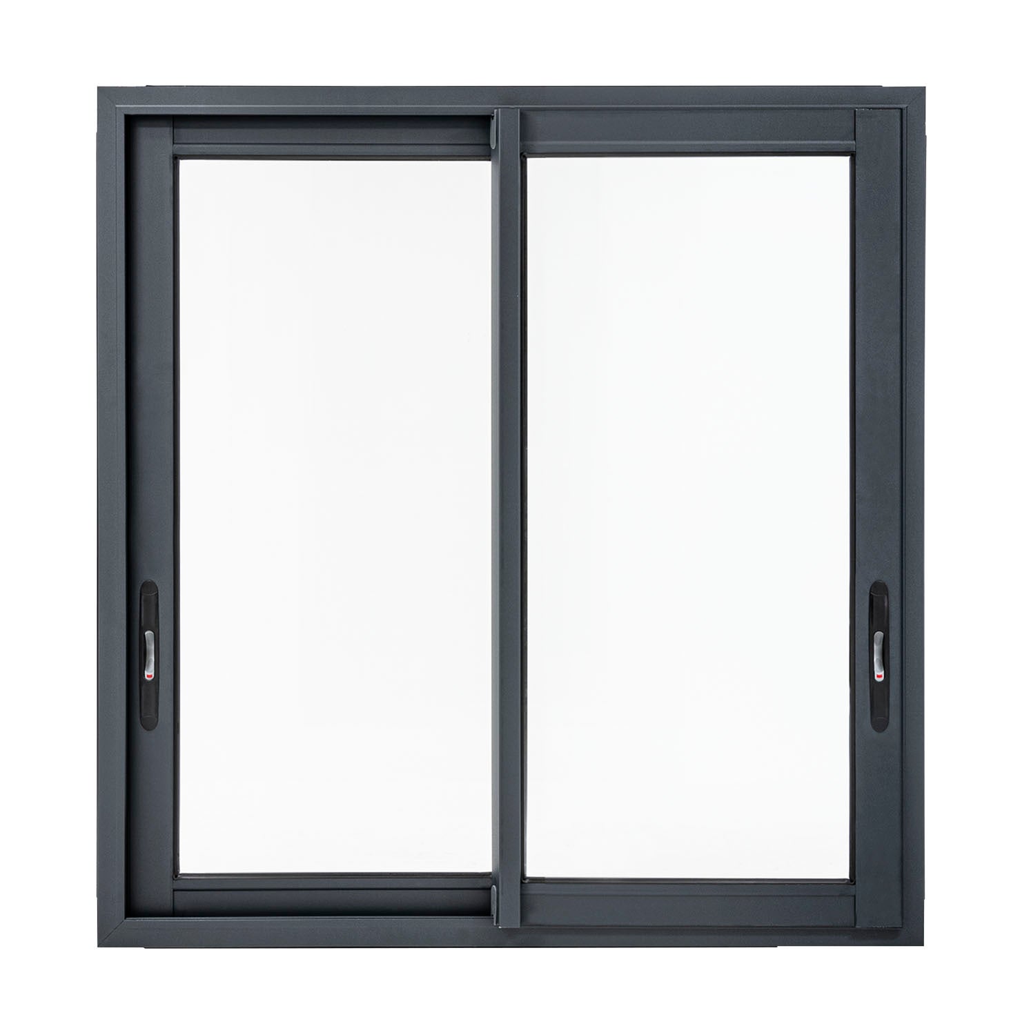 Fenêtre coulissante alu Essentiel H.125xl.120cm gris anthracite | Leroy ...