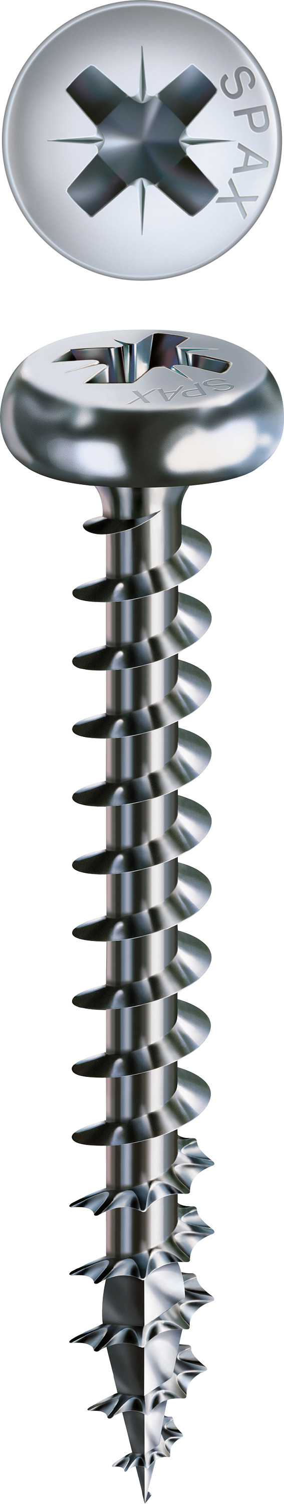 20 vis acier tête ronde t-star+ SPAX, Ø4 x L.12 mm - 2