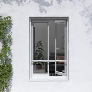 Moustiquaire 120x120 cm à enroulement vertical pour fenêtre ISOXA alu blanc Leroy Merlin Les bons plans des petits projets avant l'été