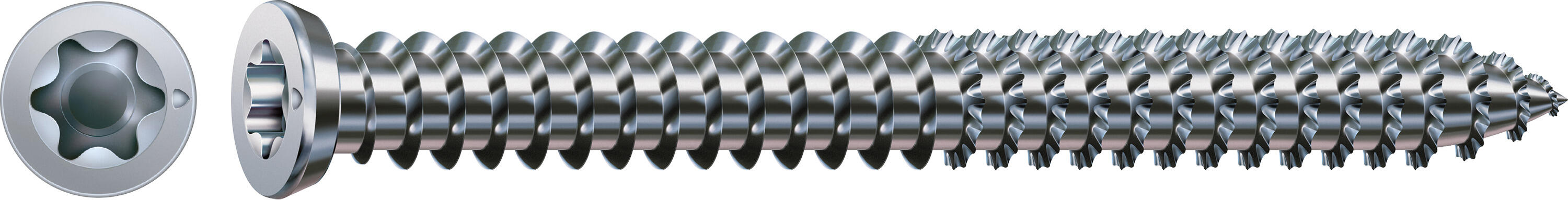 6 vis acier tête fraisée t-star+ SPAX, Ø7.5 x L.180 mm - 3
