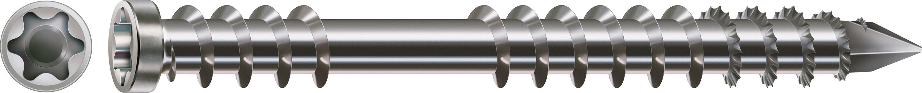 500 vis acier inoxydable tête cylindrique t-star+ SPAX, Ø5 x L.60 mm - 4