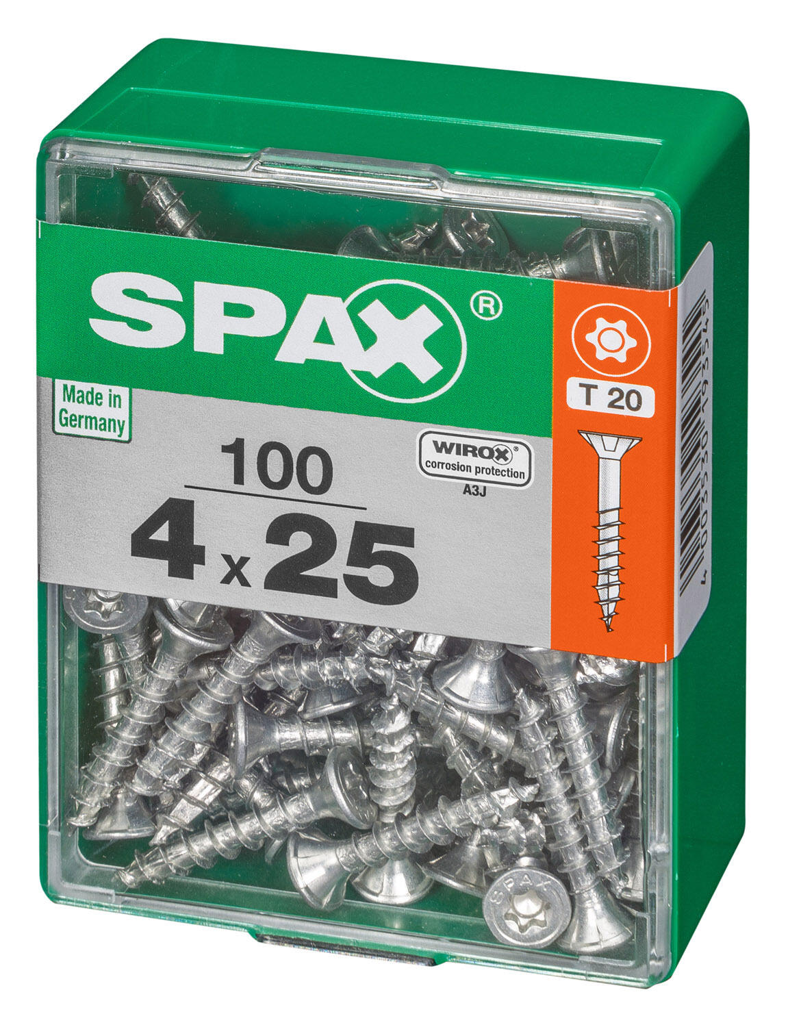 100 vis acier tête fraisée t-star+ SPAX, Ø4 x L.25 mm - 3