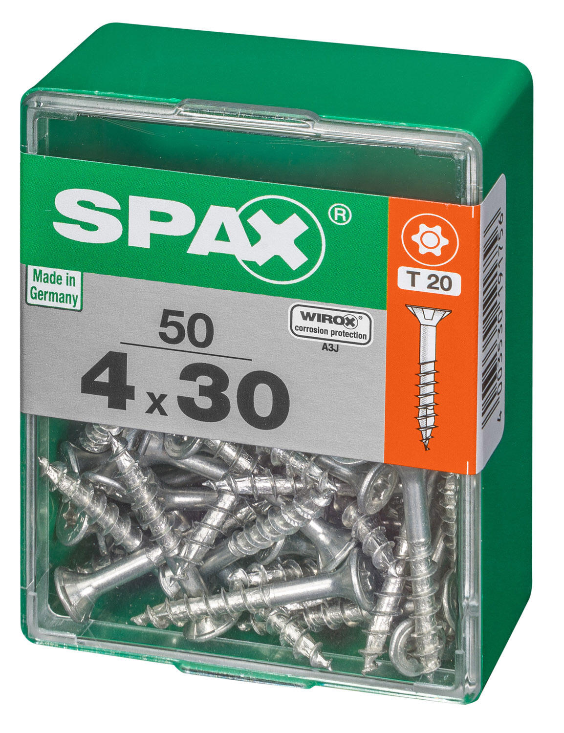 50 vis acier tête fraisée t-star+ SPAX, Ø4 x L.30 mm - 3