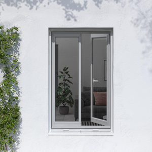 Moustiquaire 140x140 cm à enroulement vertical pour fenêtre ISOXA alu blanc Leroy Merlin Les bons plans des petits projets avant l'été