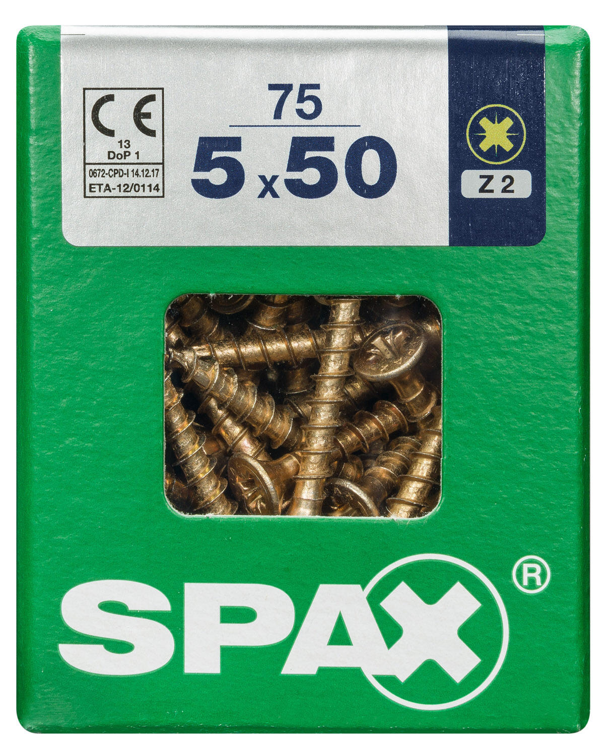 75 vis acier tête fraisée pozidriv SPAX, Ø5 x L.50 mm - 5