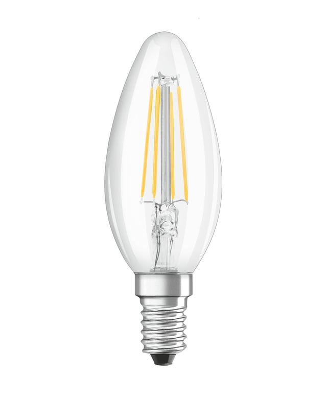 Ampoule led, flamme E14, 470lm = 40W, blanc neutre, dimmable, OSRAM