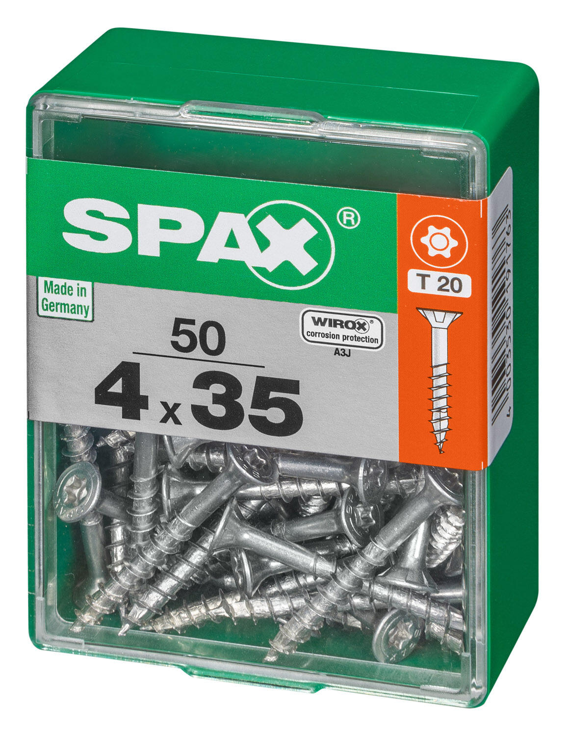 50 vis acier tête fraisée t-star+ SPAX, Ø4 x L.35 mm - 3