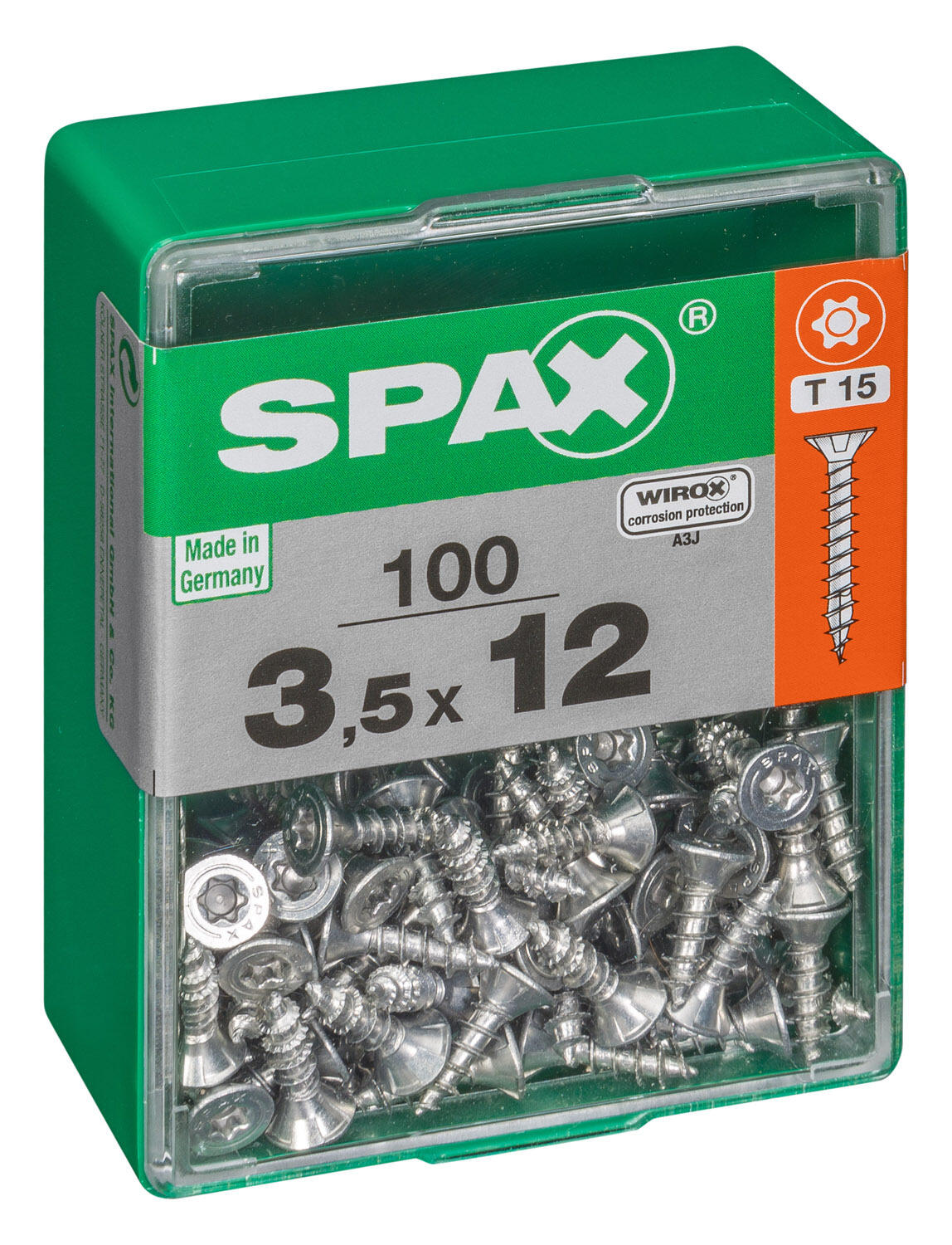 Vite SPAX testa svasata T20 in acciaio wirox Ø3.5XL12 mm, 100 pezzi - 4