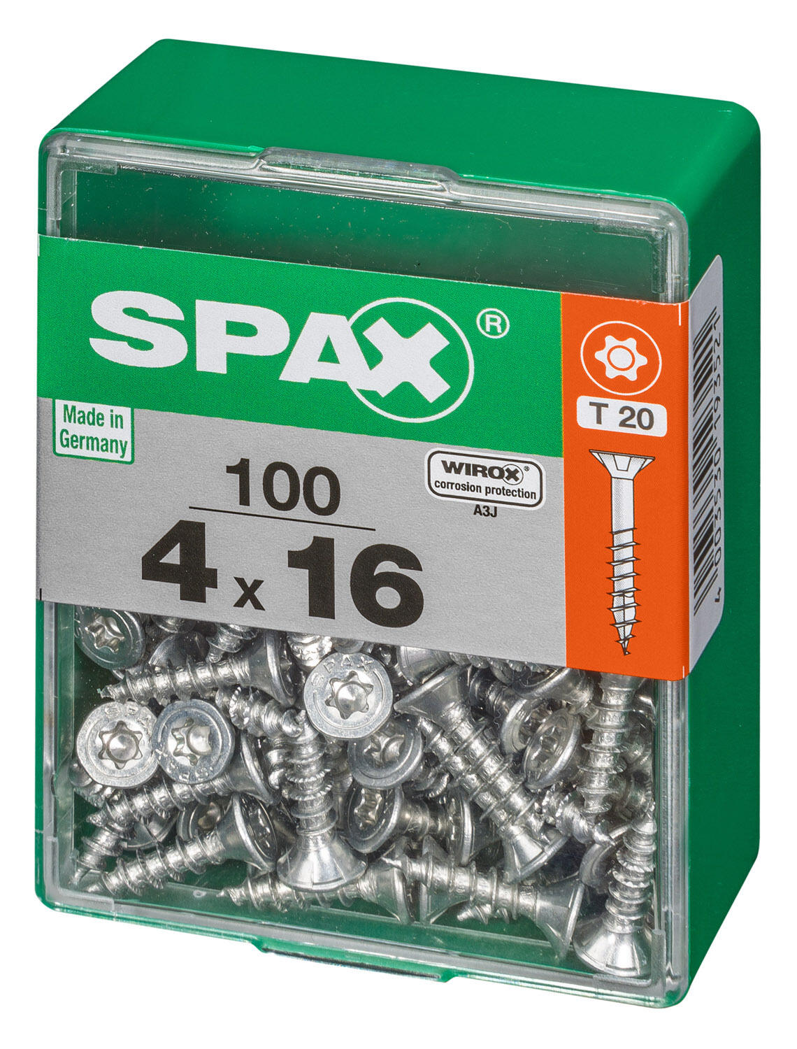 100 vis acier tête fraisée t-star+ SPAX, Ø4 x L.16 mm - 3