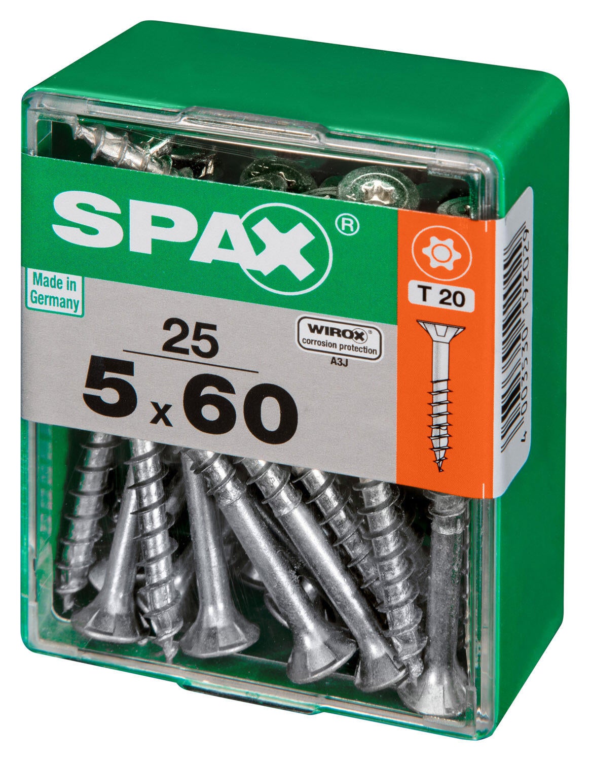 25 vis acier tête fraisée t-star+ SPAX, Ø5 x L.60 mm - 3