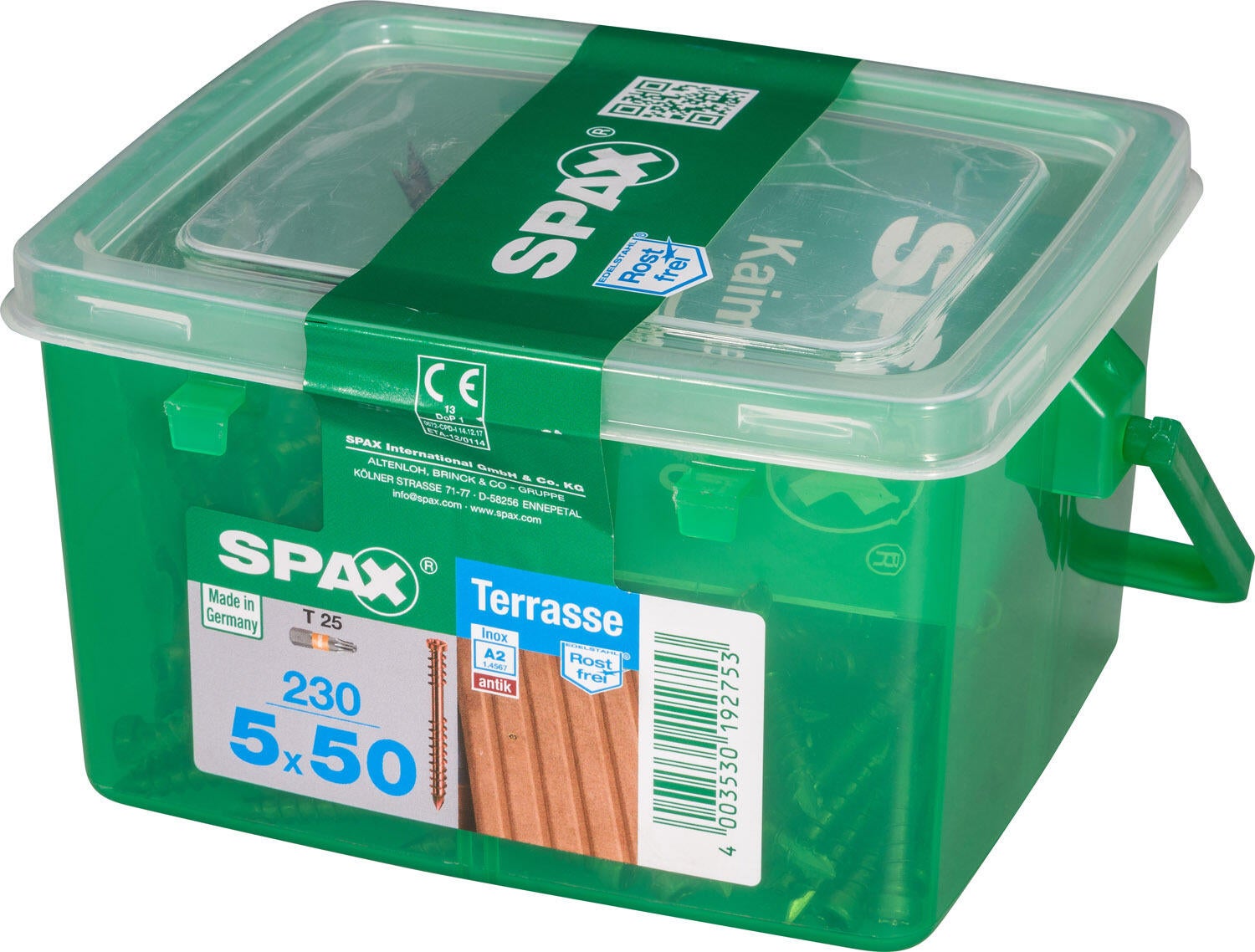 230 vis acier tête cylindrique t-star+ SPAX, Ø5 x L.50 mm - 2