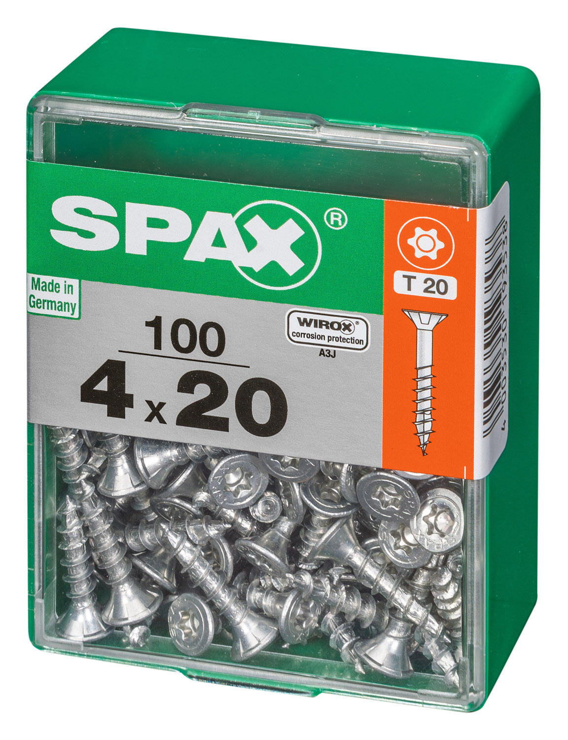 100 vis acier tête fraisée t-star+ SPAX, Ø4 x L.20 mm - 3
