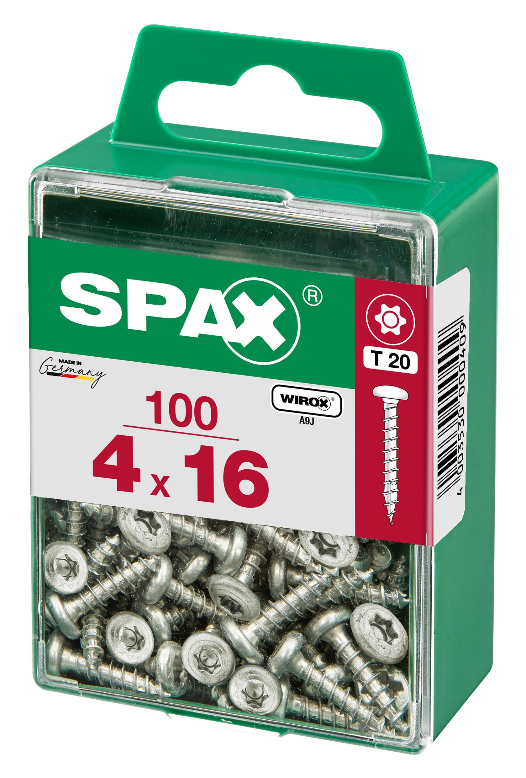 100 vis acier tête ronde t-star+ SPAX, Ø4 x L.16 mm - 3