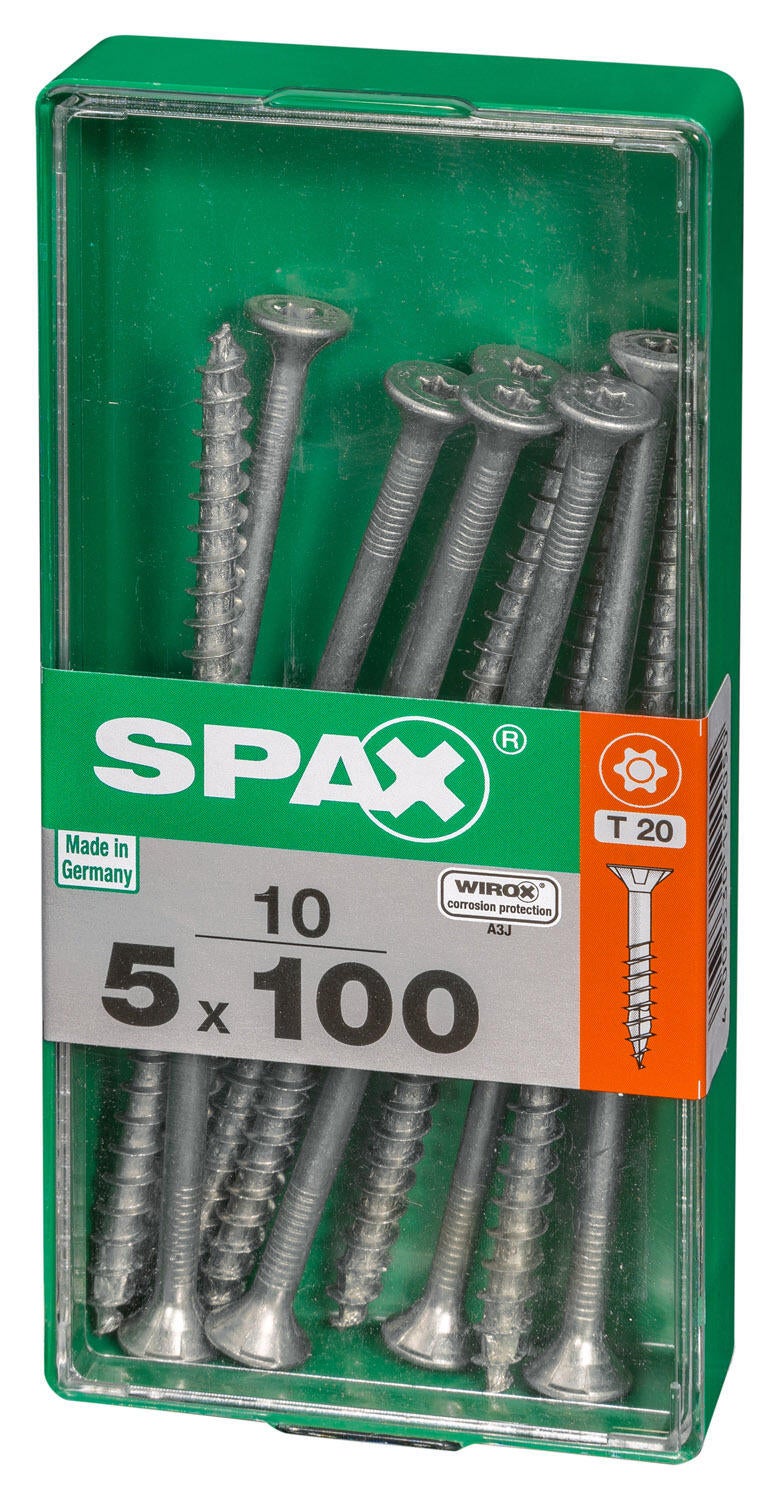 10 vis acier tête fraisée t-star+ SPAX, Ø5 x L.100 mm - 3