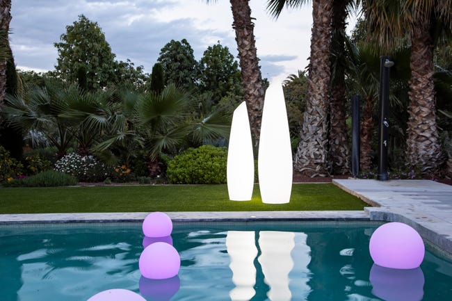 Lampe Flottante Piscine Solaire, 7 couleurs changeantes, Éclairage Lampe Flottante Piscine Solaire, 7 couleurs changeantes, Éclairage
