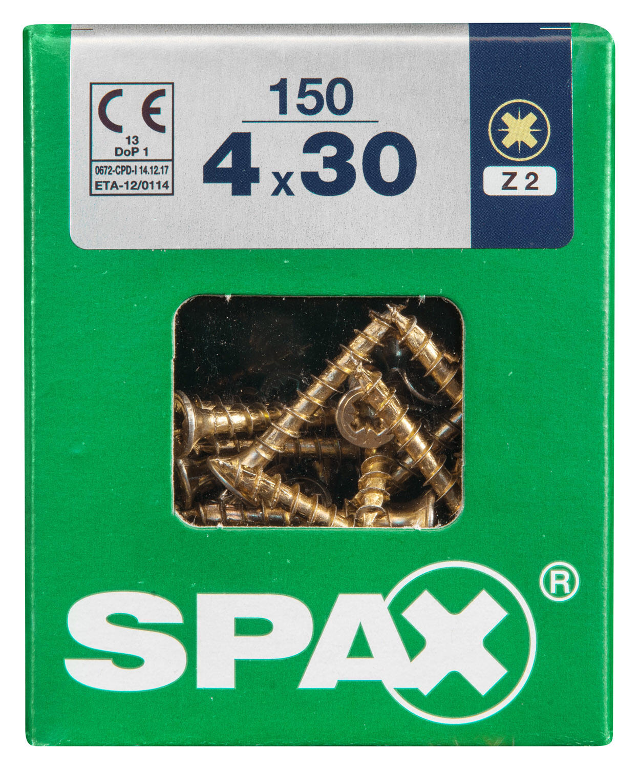 150 vis acier tête fraisée pozidriv SPAX, Ø4 x L.30 mm - 4
