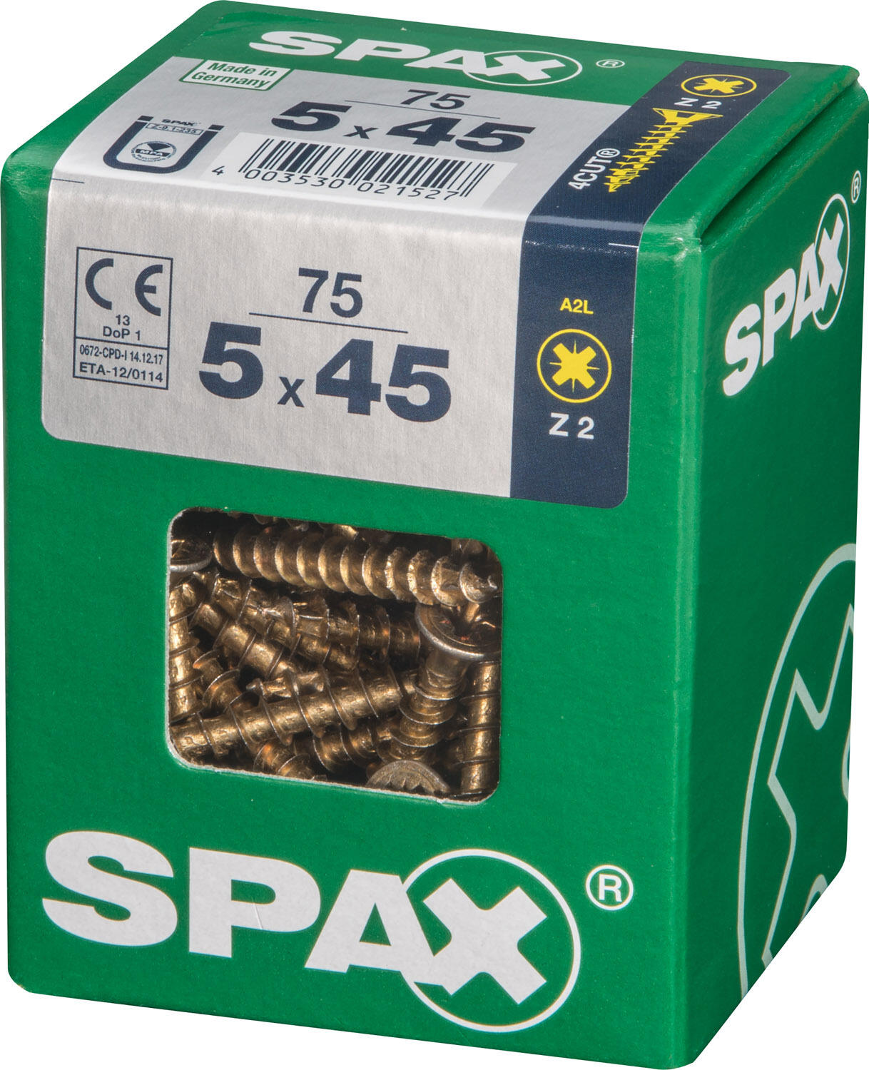 75 vis acier tête plate pozidriv SPAX, Ø5 x L.45 mm - 3
