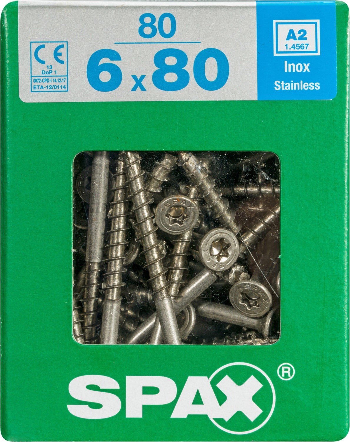 80 vis acier tête fraisée t-star+ SPAX, Ø6 x L.80 mm - 3