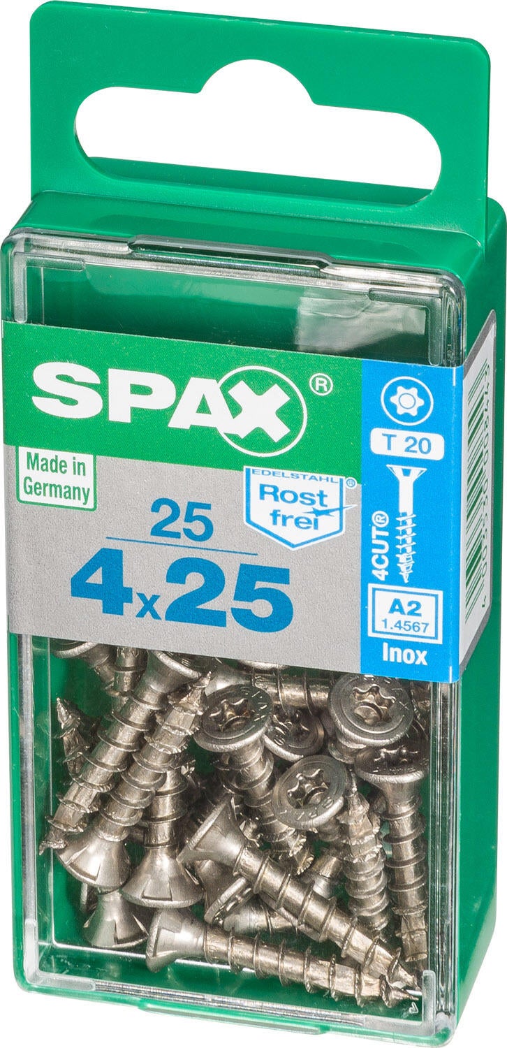 25 vis acier tête fraisée t-star+ SPAX, Ø4 x L.25 mm - 3