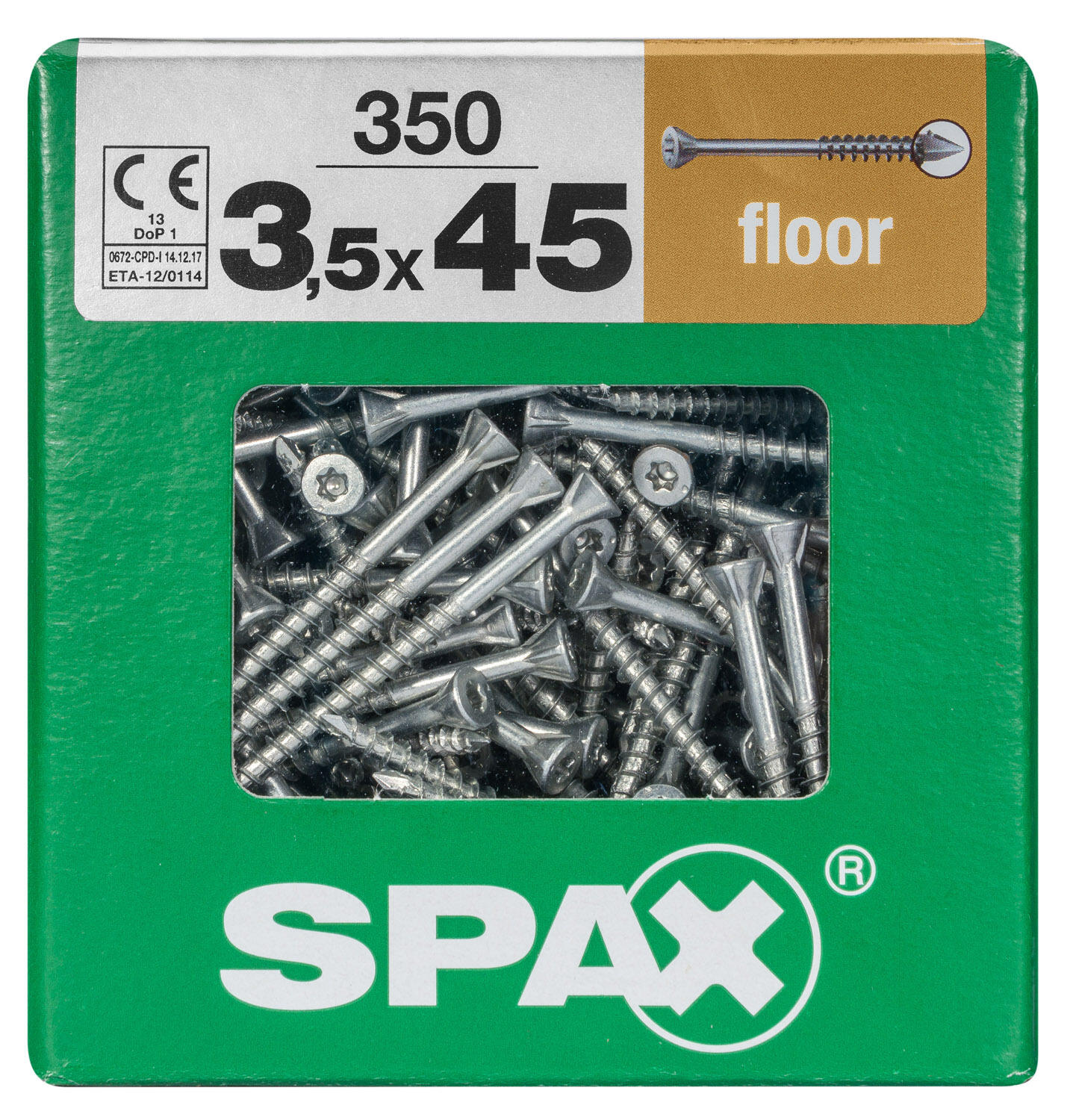 350 vis acier tête fraisée t-star+ SPAX, Ø3.5 x L.45 mm - 4