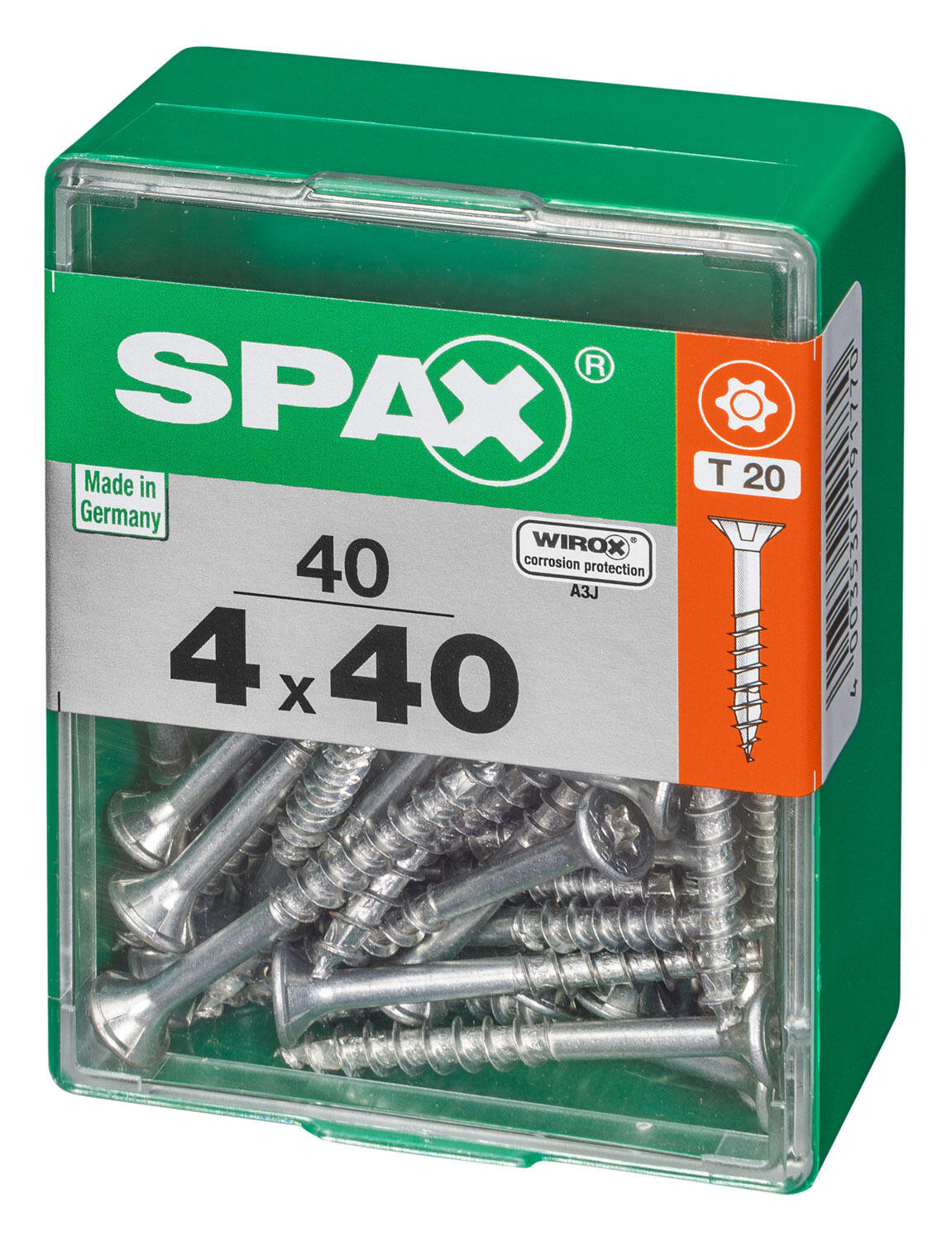40 vis acier tête fraisée t-star+ SPAX, Ø4 x L.40 mm - 3