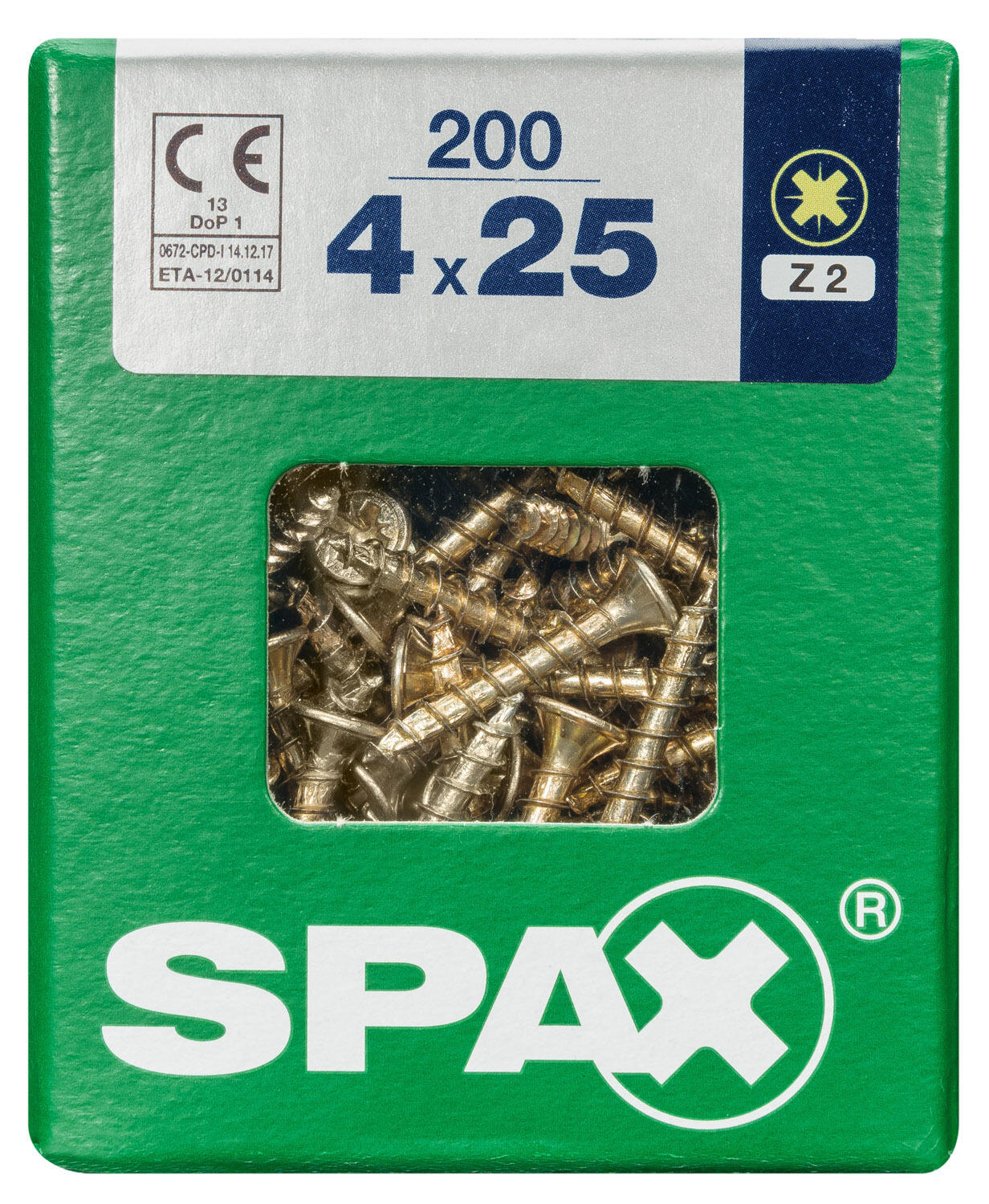 200 vis acier tête fraisée pozidriv SPAX, Ø4 x L.25 mm - 4