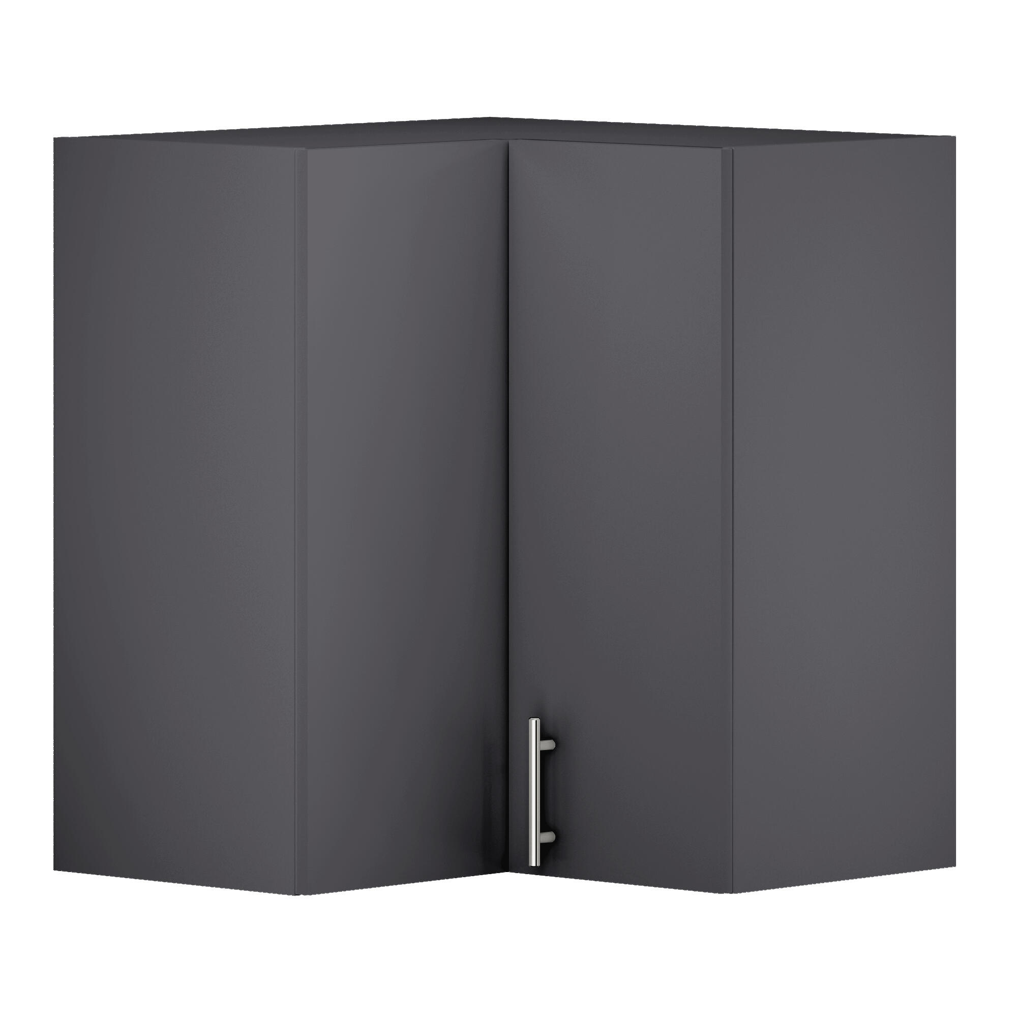 Módulo superior de canto Delinia 67X35X103CM cinza - 2
