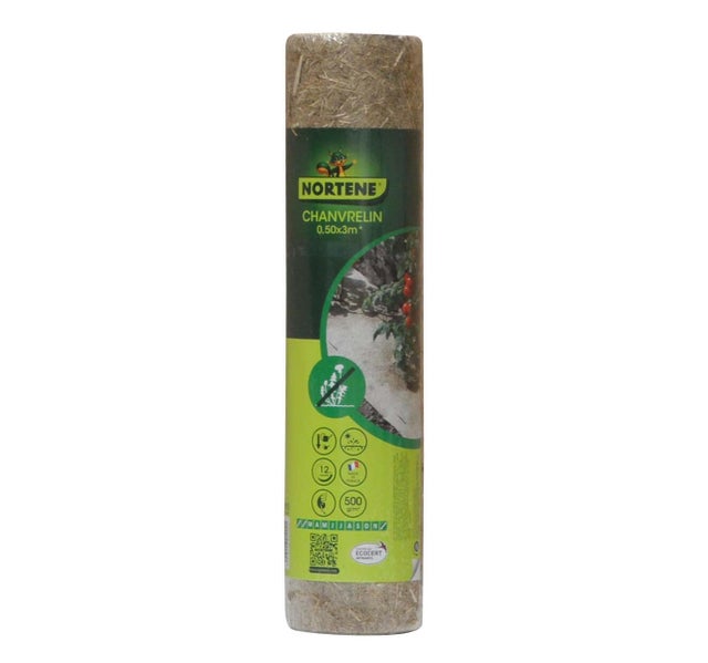 Toile de paillage NORTENE, 500 g/m², L3 x l.0.49 m