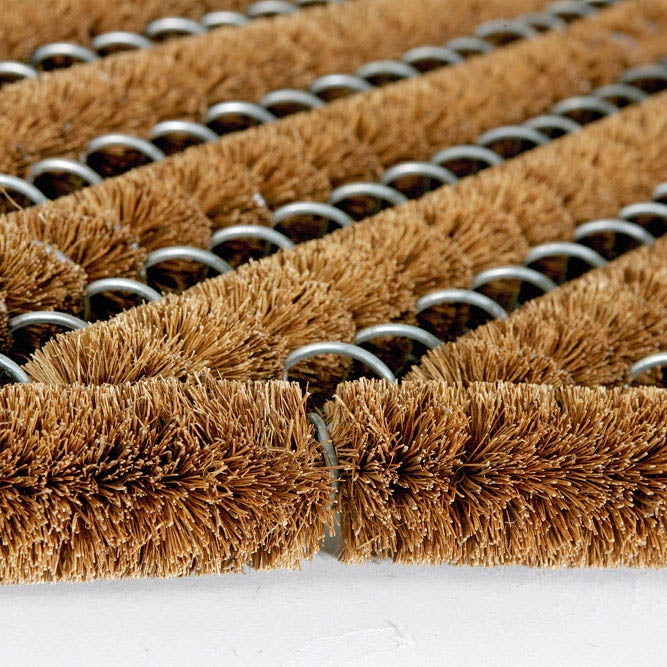 Tapis d'entrée coco beige l.40 cm x L.60 cm, Cocometal4060_l - 5