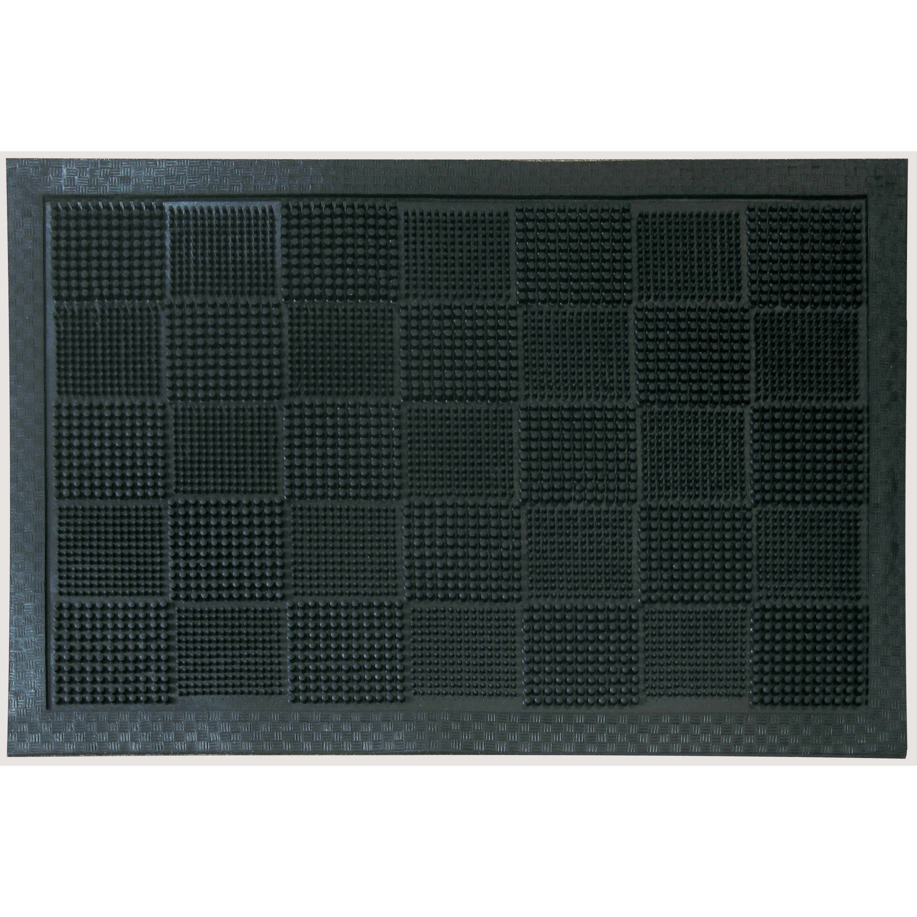 Tapis d'entrée noir l.40 cm x L.60 cm, Metpicotsct5503406 - 2