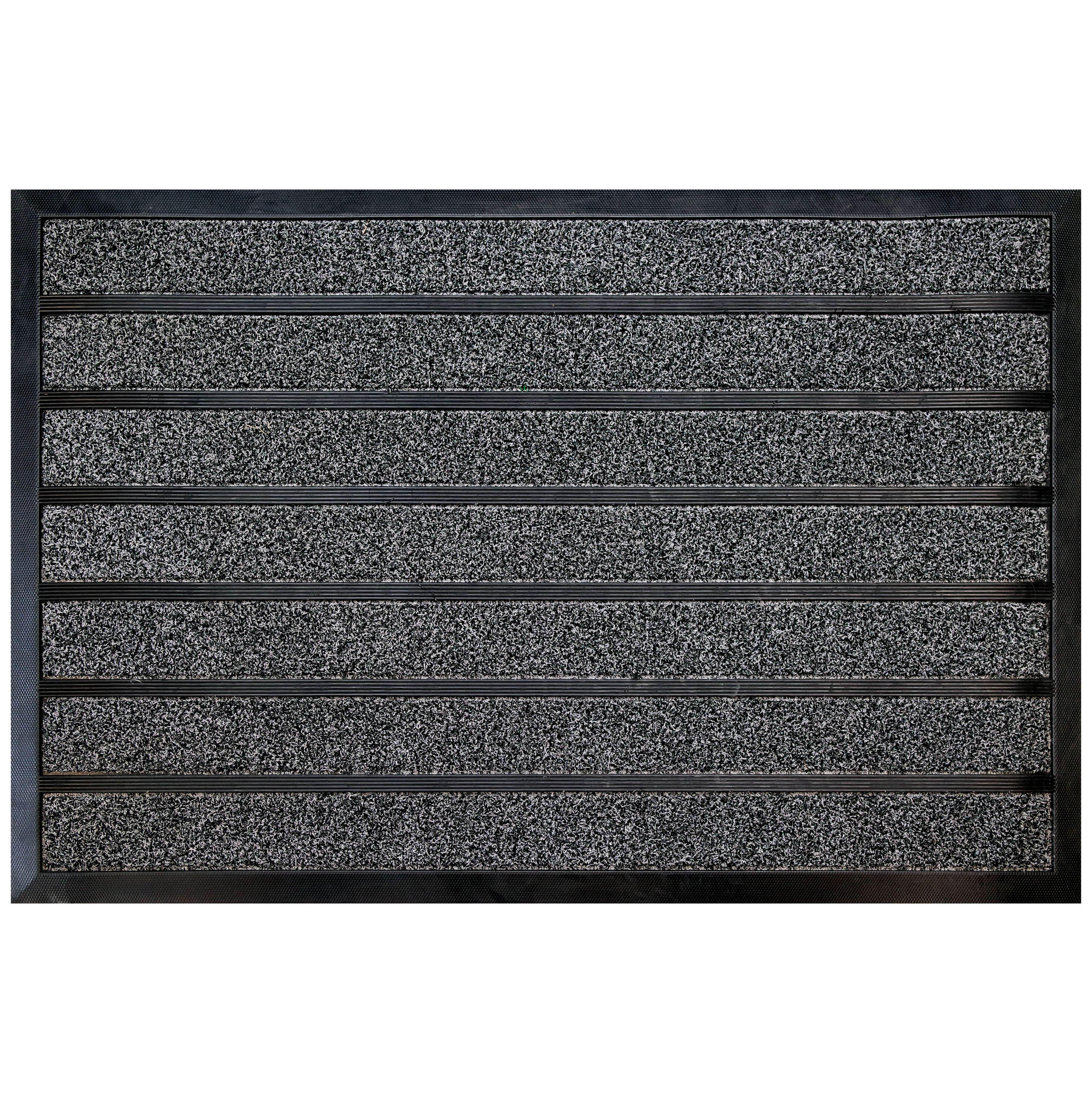 Paillasson gris l.60 cm x L.90 cm, Combibrush609002 - 2
