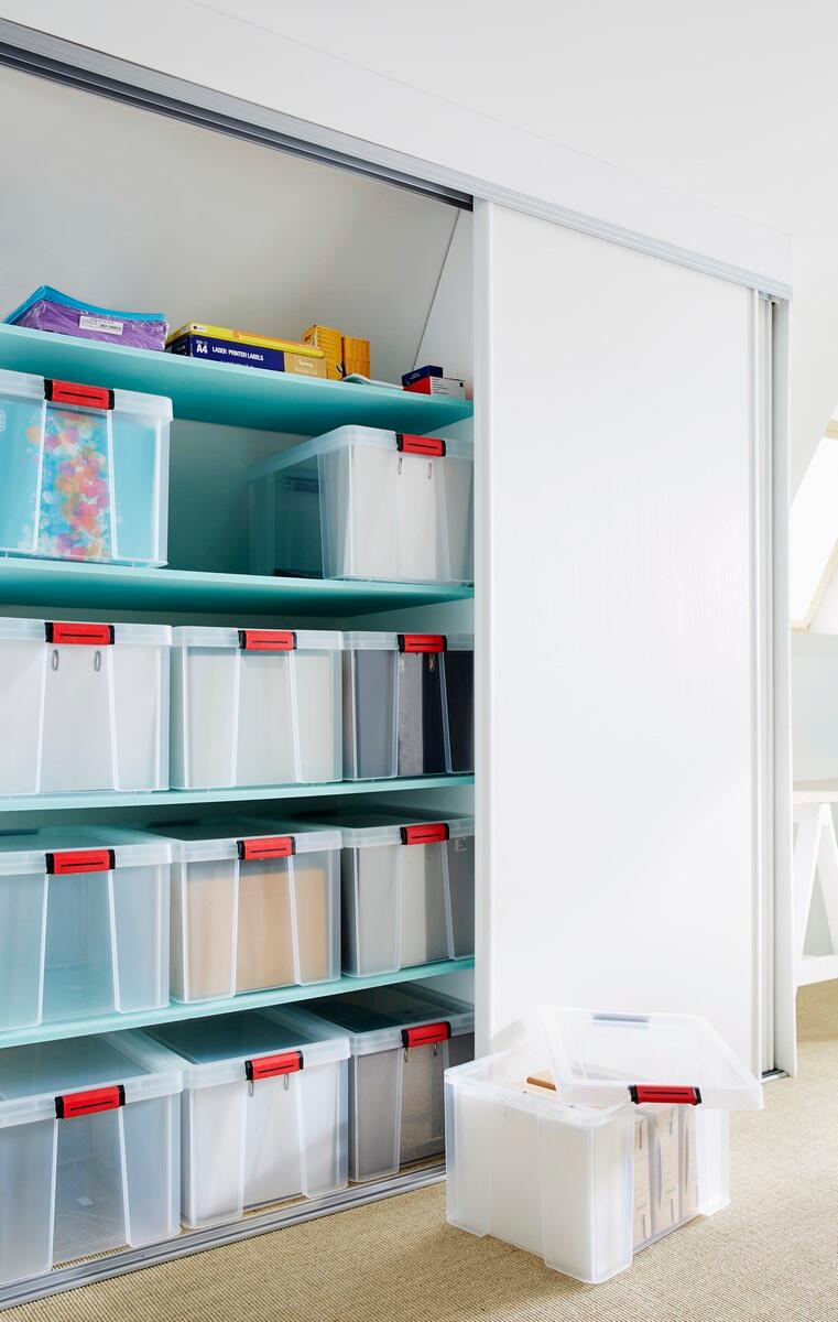 Boite à clip Clip'n Store SUNDIS 45L, l.39 x P.50 x H.32.5 cm - 5