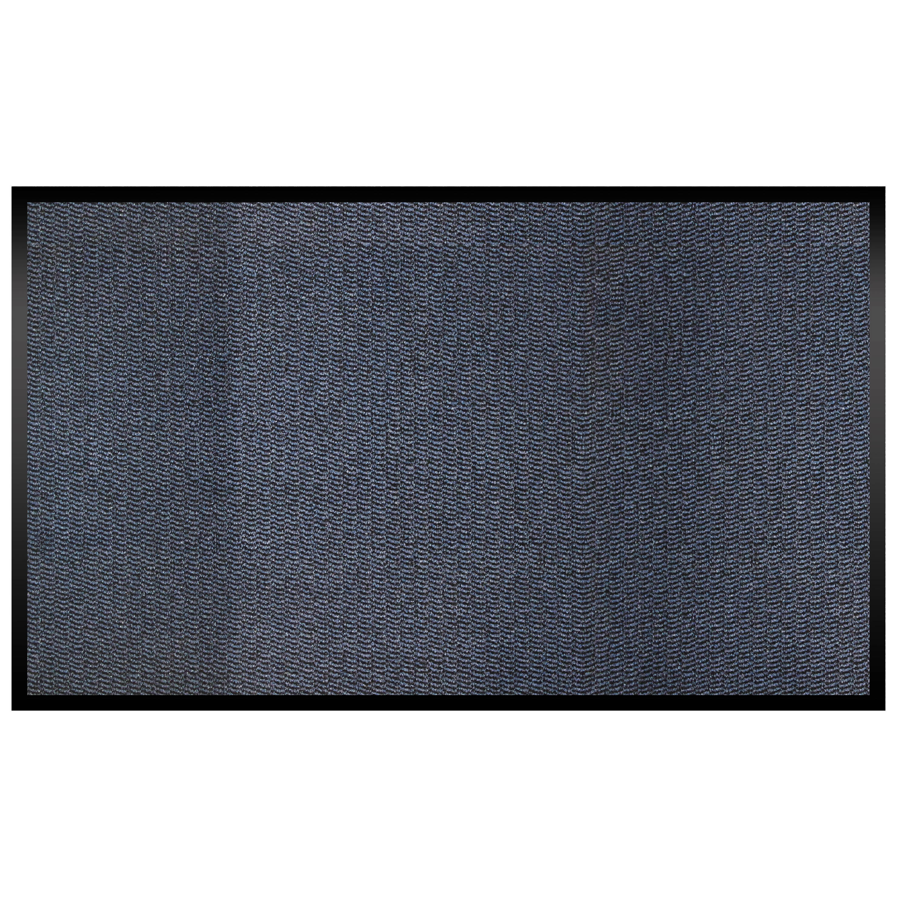 Tapis d'entrée bleu l.90 cm x L.150 cm, Cahors9015005 - 2