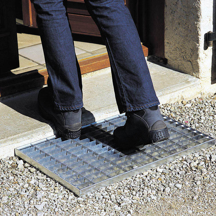 Paillasson gris l.40 cm x L.60 cm, Grillemetal4060_l - 2